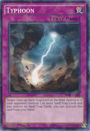 Typhoon (Shatterfoil) (BP03-EN235) Shatterfoil Rare - Near Mint 1st Edition