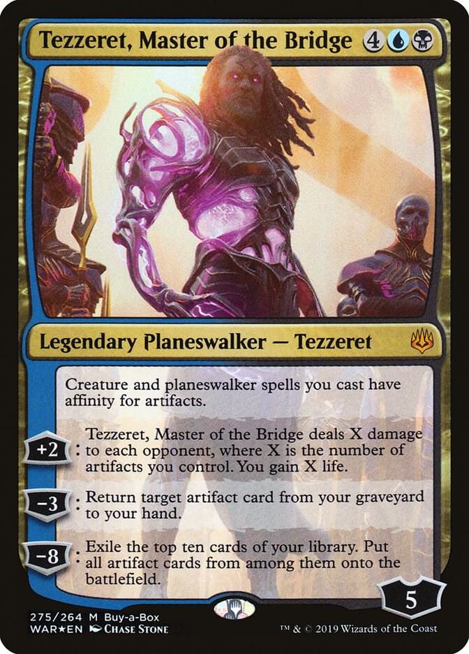 Tezzeret, Master of the Bridge (WAR-BAB) Damaged