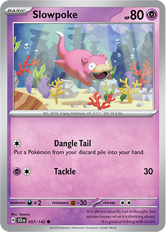 Slowpoke - 057/142 (SCR) Common - Near Mint