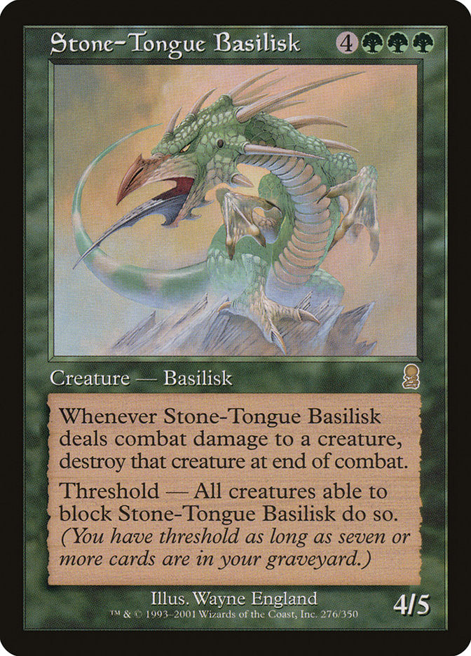 Stone-Tongue Basilisk (ODY-R-FOIL)