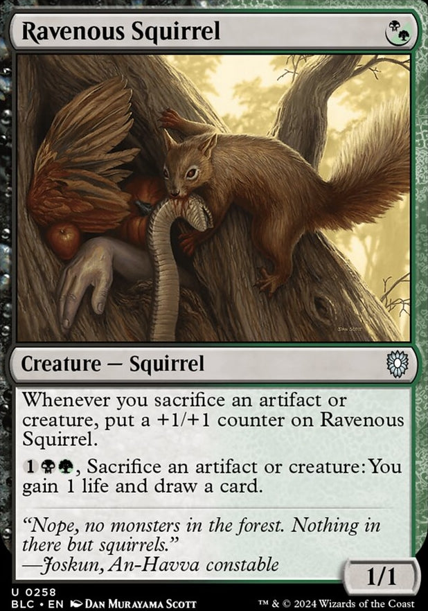 Ravenous Squirrel [#0258] (BLC-U)