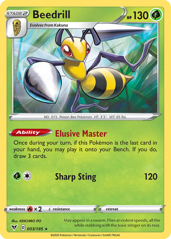 Beedrill - 003/185 (SWSH04) Rare - Near Mint