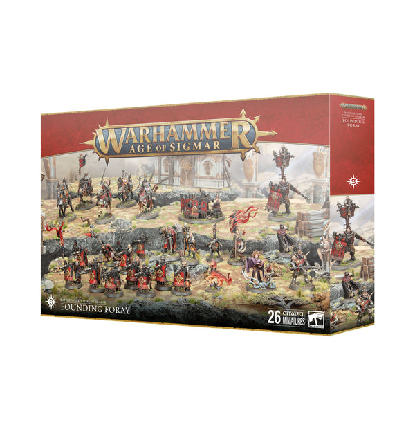 Age of Sigmar: 2024 Battleforce: Cities of Sigmar - Founding Foray (Release Date: 11.29.24)