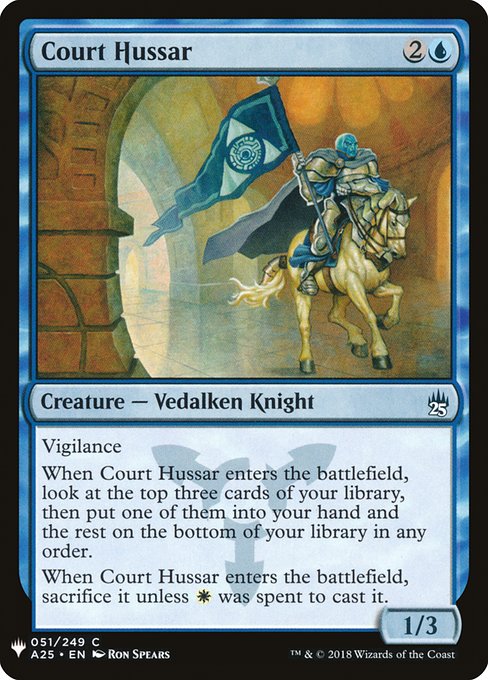 Court Hussar [Mystery Booster #0337] (A25-C)