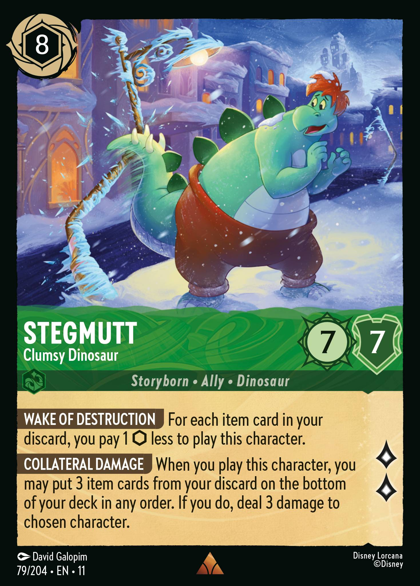 Stegmutt - Clumsy Dinosaur (079/204 - Winterspell)  Rare