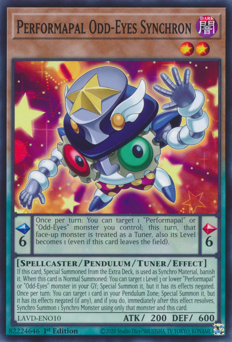 Performapal Odd-Eyes Synchron (LAVD-ENO10)