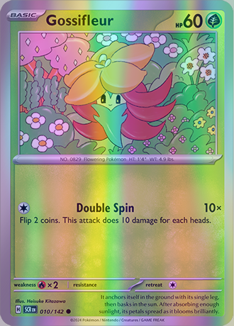 Gossifleur - 010/142 (SCR) Common - Near Mint Reverse Holo