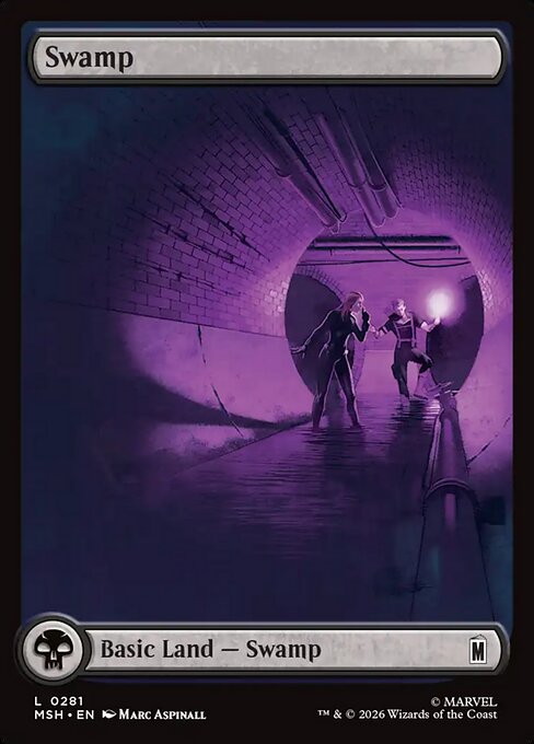 Swamp [ #0281 Full Art ] (MSH-L)
