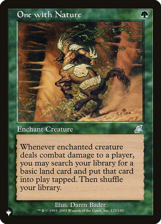 One with Nature (SCG-U-LIST)