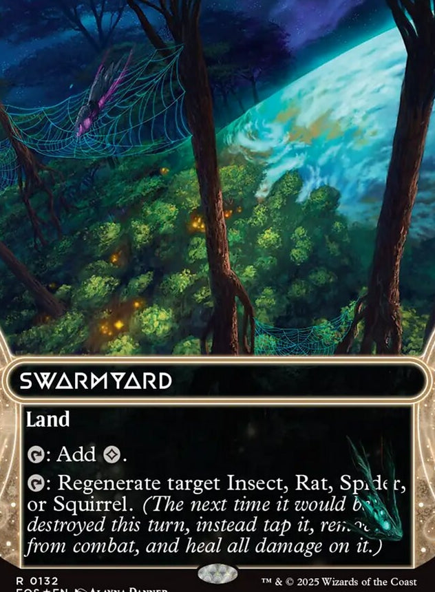 Swarmyard [ #0132 Galaxy Foil Borderless Stellar Sights ] (EOS-R)