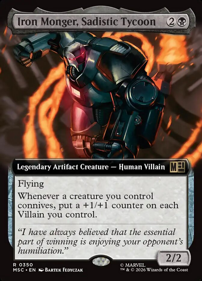 Iron Monger, Sadistic Tycoon [ #0350 Extended Art ] (MSC-R)