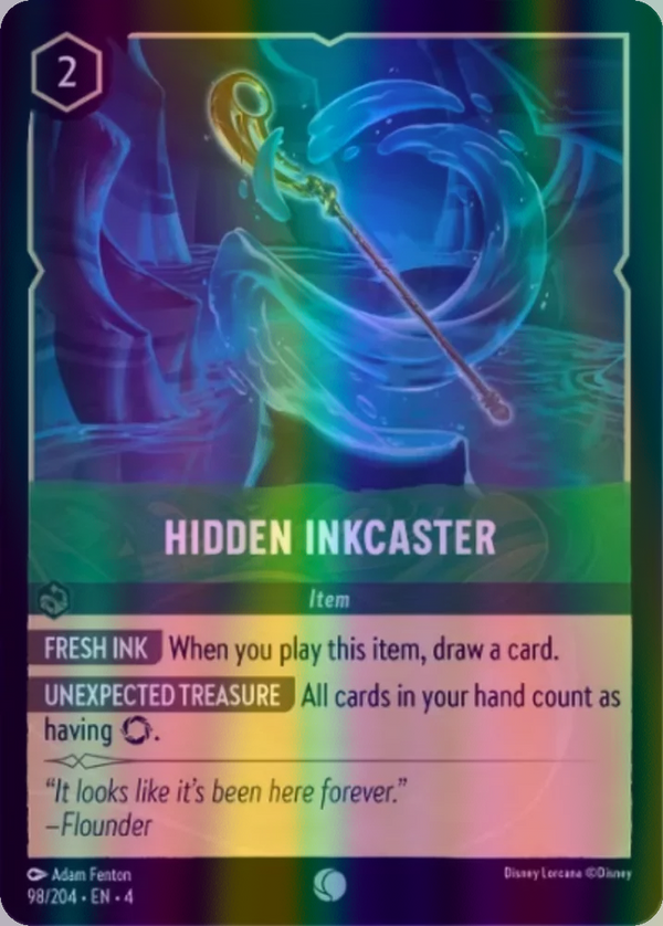 Hidden Inkcaster (Ursula's Return 098/204) Common - Near Mint Cold Foil