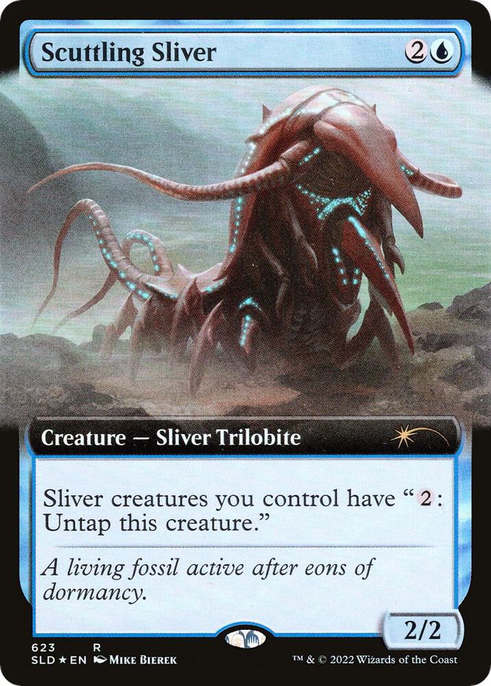 Scuttling Sliver [Extended Art #623] (SLD-R-FOIL)