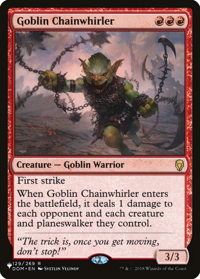 Goblin Chainwhirler (DOM-R-LIST)
