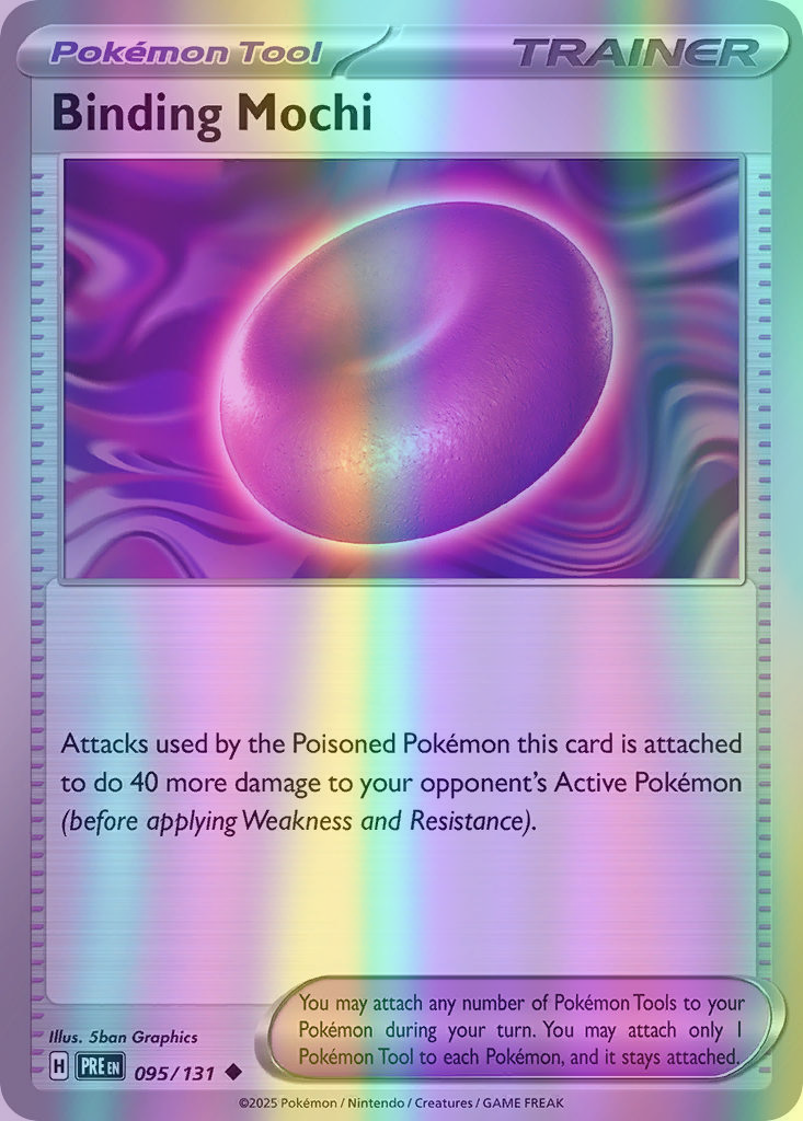 Binding Mochi - 095/131 (PRE) Uncommon - Near Mint Reverse Holofoil
