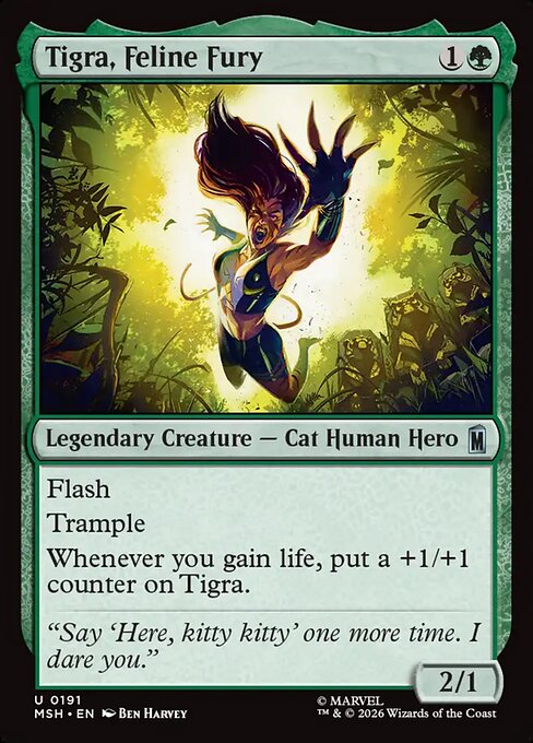 Tigra, Feline Fury [ #0191 ] (MSH-U)