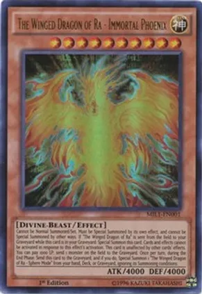 The Winged Dragon of Ra - Immortal Phoenix (MIL1-EN001)