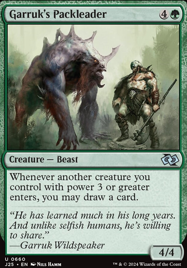 Garruk's Packleader [#0660] (J25-U)