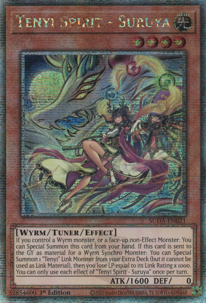 Tenyi Spirit - Suruya (SUDA-EN021) Secret Rare - Near Mint 1st Edition