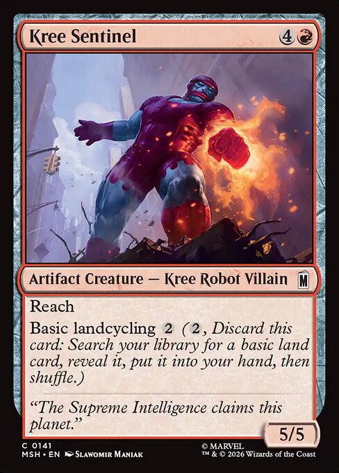 Kree Sentinel [ #0141 ] (MSH-C)