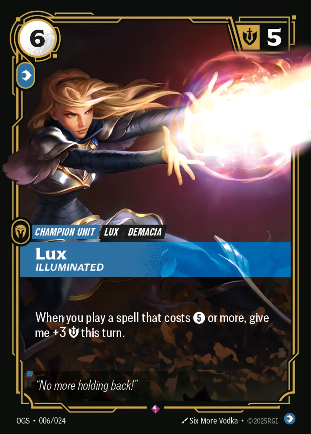 Lux - Illuminated - 006/024 (OGS) Rare