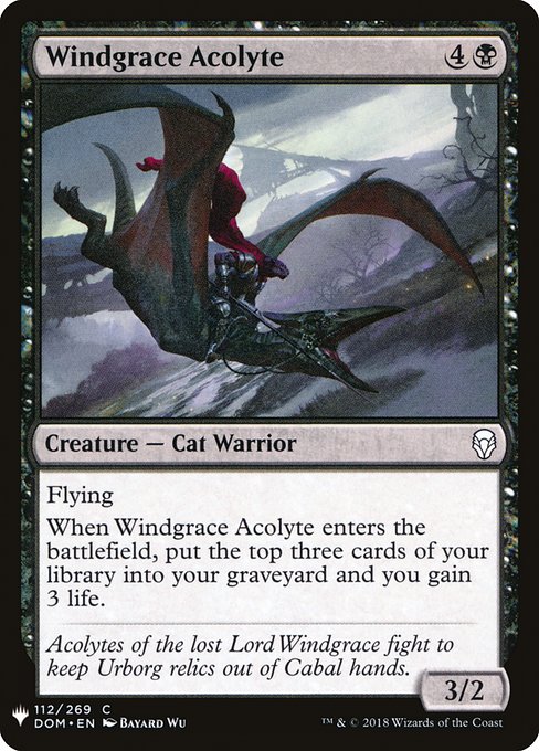 Windgrace Acolyte [Mystery Booster #0827] (DOM-C)