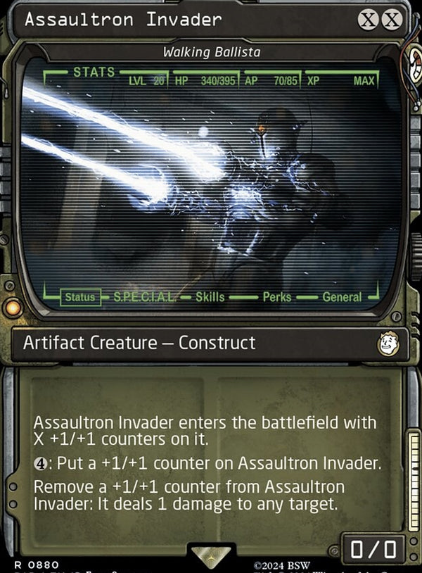 Assaultron Invader [#0880 Walking Ballista Showcase Surge Foil] (PIP-R)