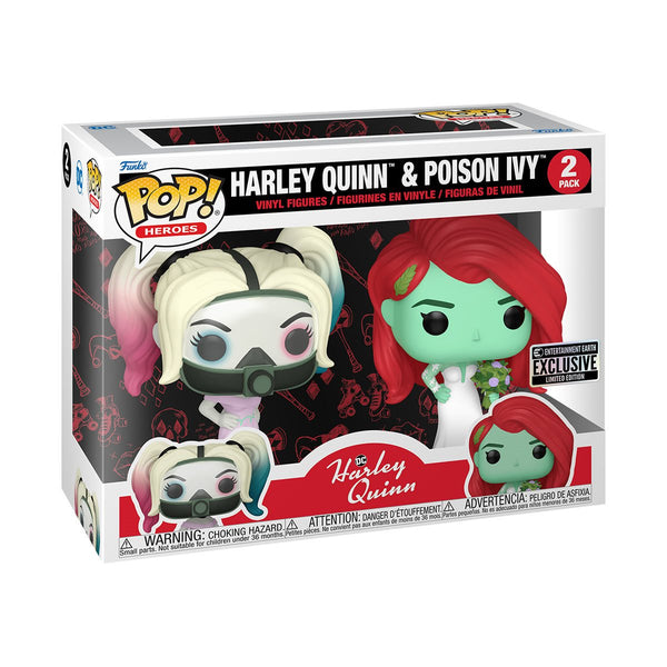 POP Figure Box Set: DC Harley Quinn - Harley Quinn and Poison Ivy Wedding (2 Pack) (EE)