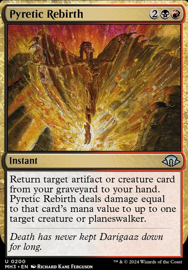 Pyretic Rebirth [#0200] (MH3-U-FOIL)