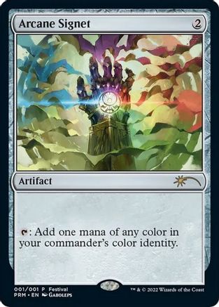 Arcane Signet (PRM-R) MagicFest Cards