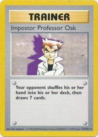 Impostor Professor Oak - 073/102 (BSS) Rare - Near Mint Unlimited