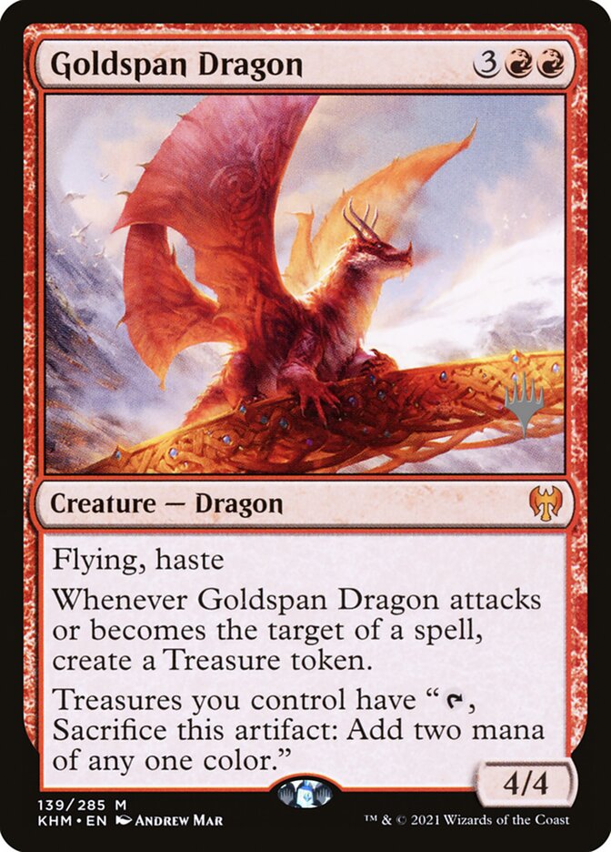 Goldspan Dragon (KHM-M-PP) Light Play