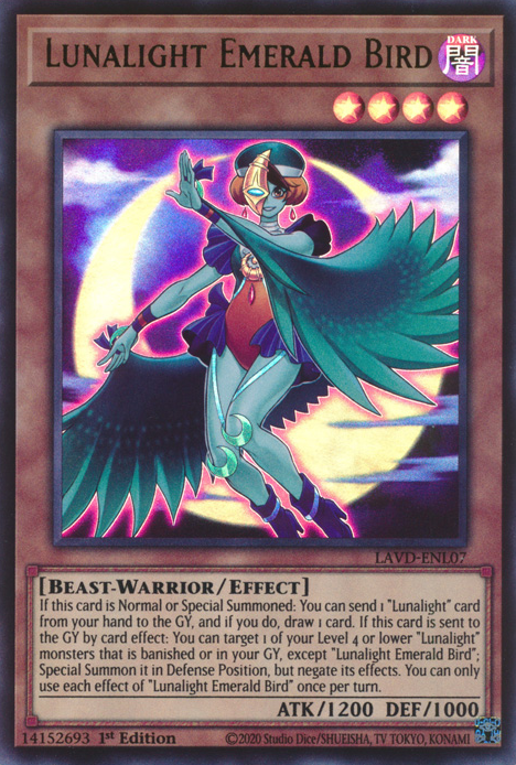 Lunalight Emerald Bird (LAVD-ENL07)