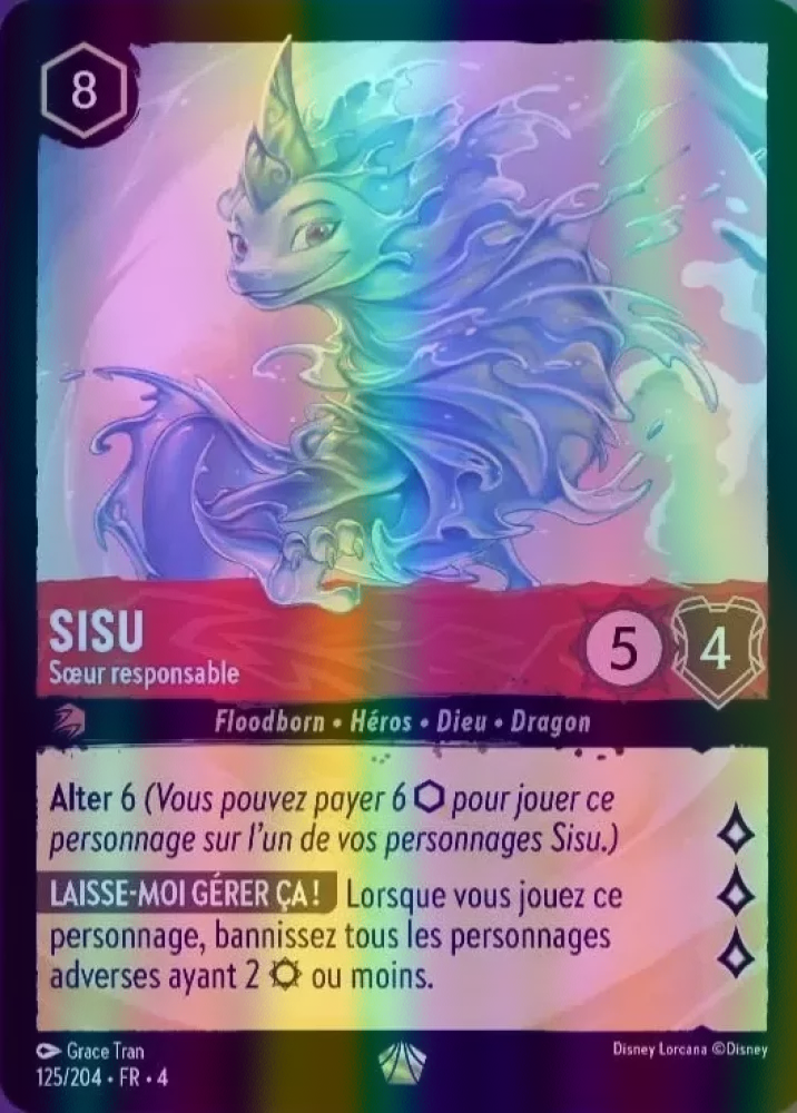 Sisu - Empowering Sibling (Ursula's Return 125/204) Legendary - Near Mint Cold Foil