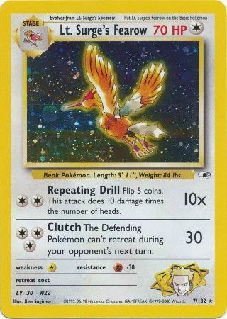 Lt. Surge's Fearow (7/132) Unlimited
