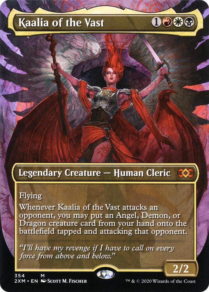 Kaalia of the Vast [#354 Alternate-Art Borderless] (2XM-M) Light Play