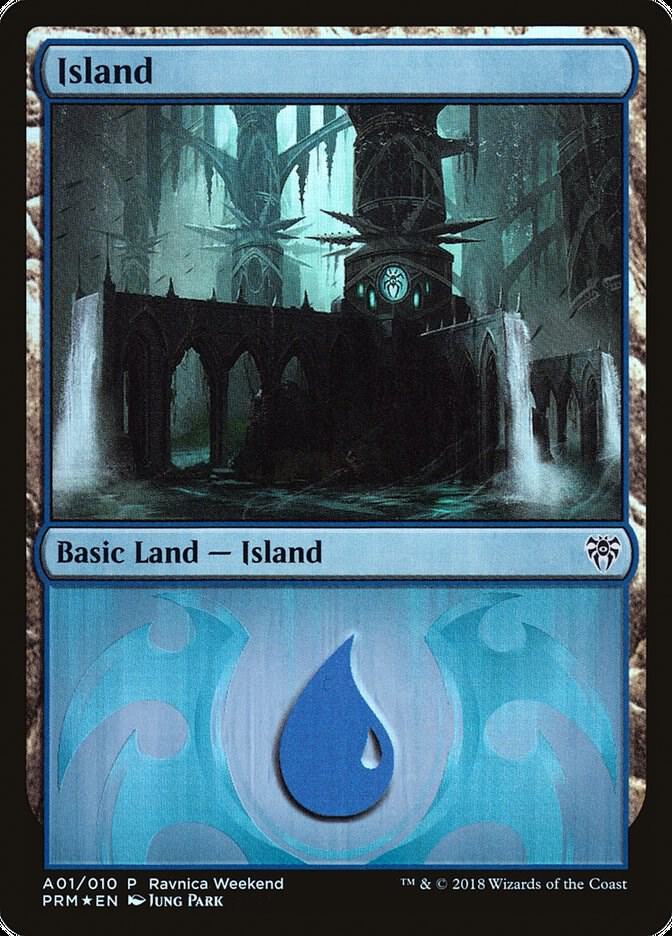 Island (Dimir) [ #0A01 ] (LARP-P) Foil Near Mint