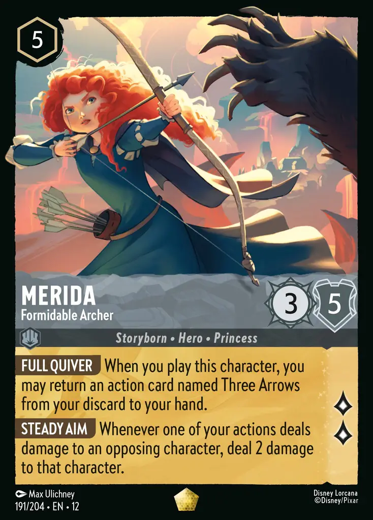 Merida - Formidable Archer (Wilds Unknown - 191/204) Legendary