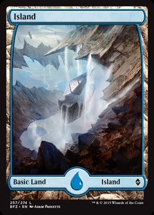 Island  [#257 Full Art] (BFZ-C)