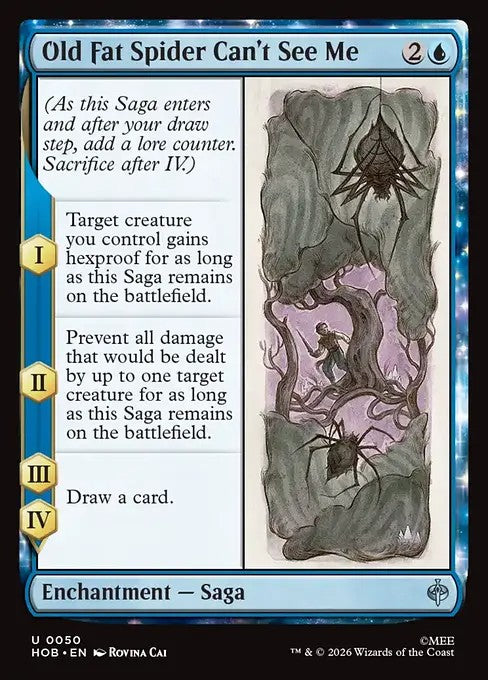 Old Fat Spider Can't See Me [ #0050 ] (HOB-U)