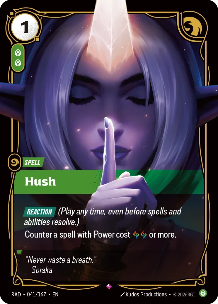 Hush - 041/167 (RAD) Rare