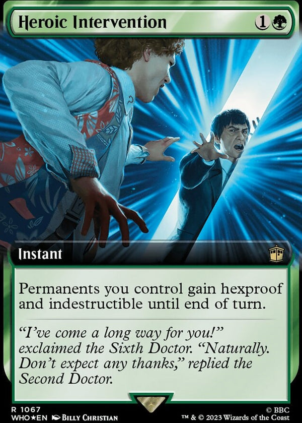 Heroic Intervention [#1067 Surge Foil Extended Art Reprint] (WHO-R)