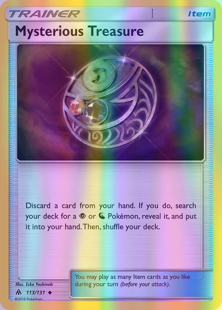 Mysterious Treasure - 113/131 (FLI) Uncommon - Near Mint Reverse Holofoil