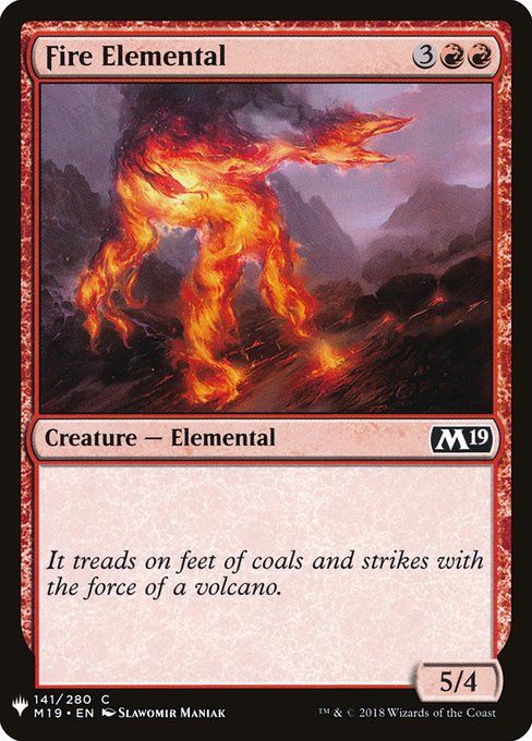 Fire Elemental [Mystery Booster #0929] (M19-C)