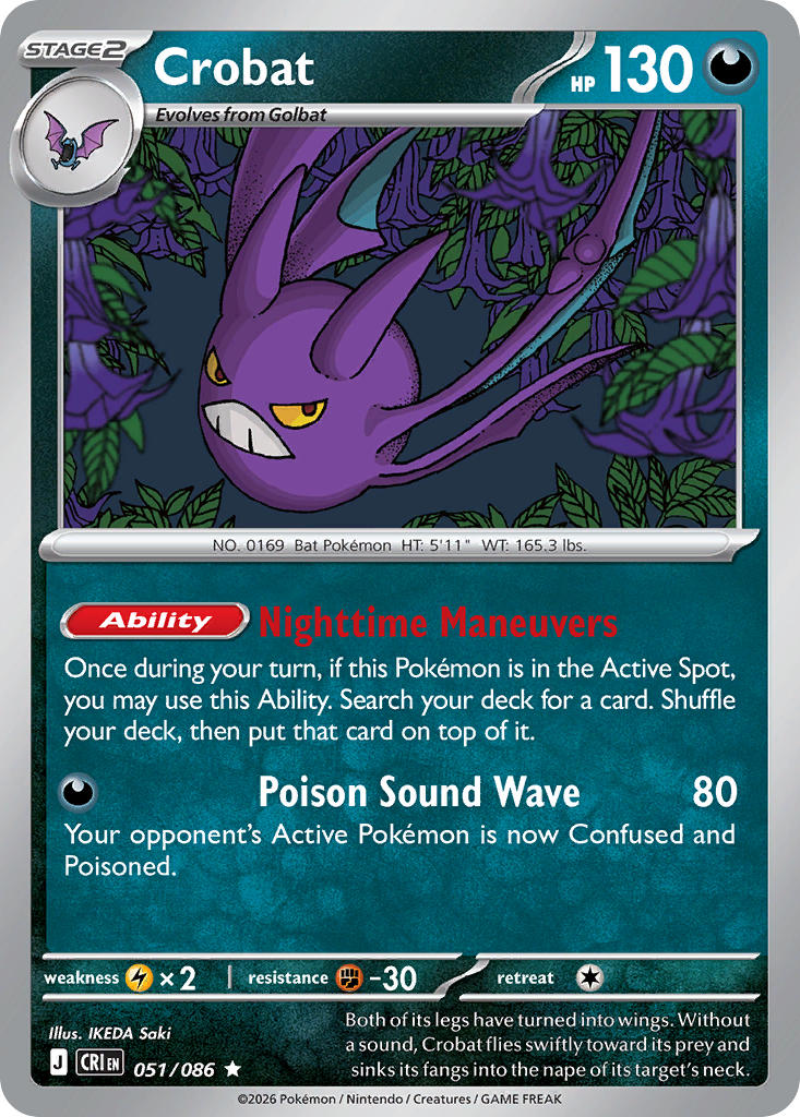 Crobat - 051/086 (CRI) Rare