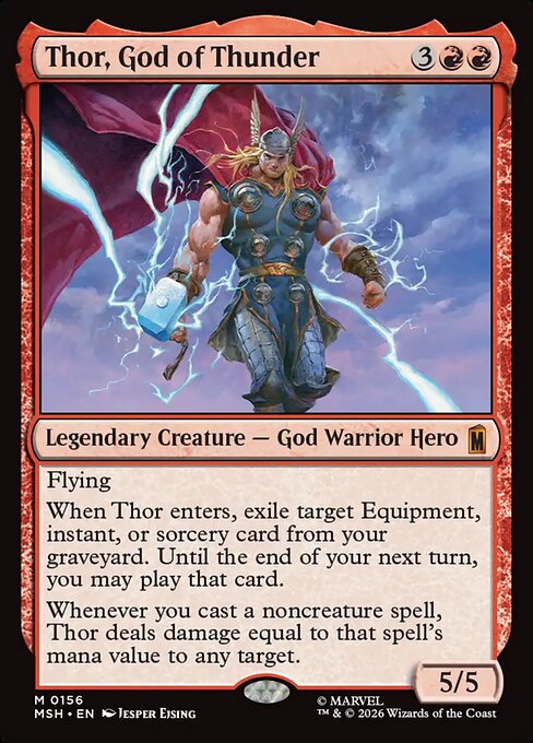 Thor, God of Thunder [ #0156 ] (MSH-M)