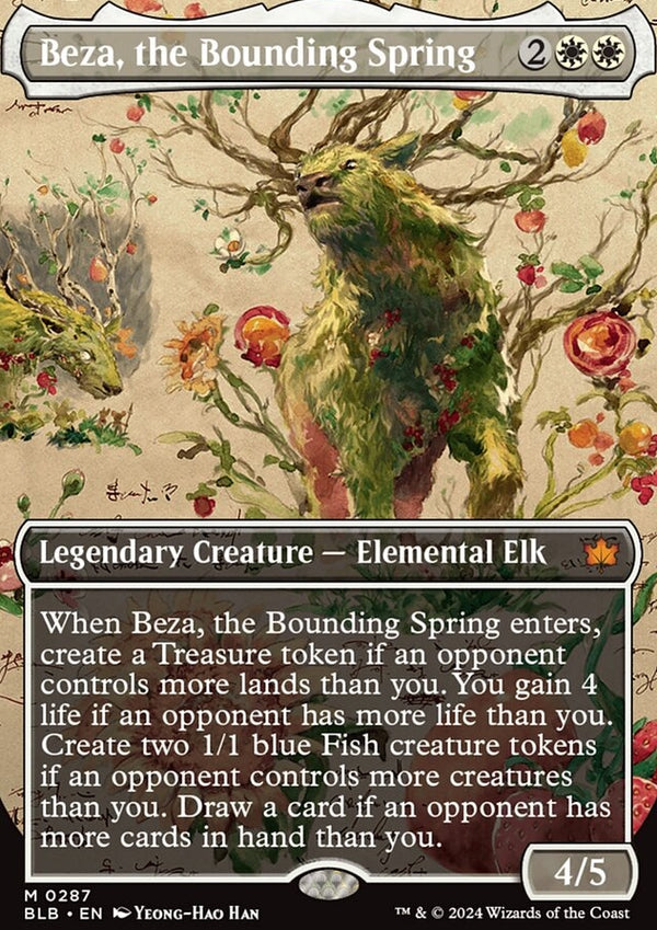 Beza, the Bounding Spring [#0287 Borderless] (BLB-M)