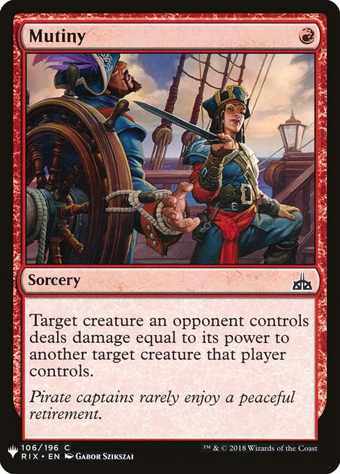 Mutiny [Mystery Booster #1018] (RIX-C)