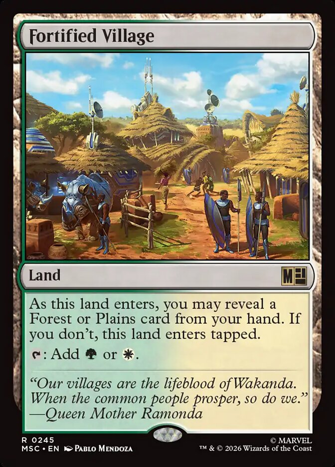 Fortified Village [ #0245 Surge Foil ] (MSC-R)