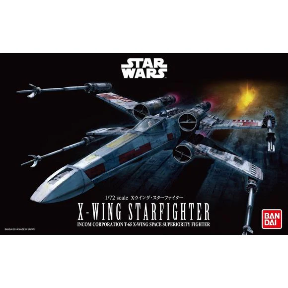 Star Wars - X-Wing Starfighter 1/72 Scale Plastic Model Kit